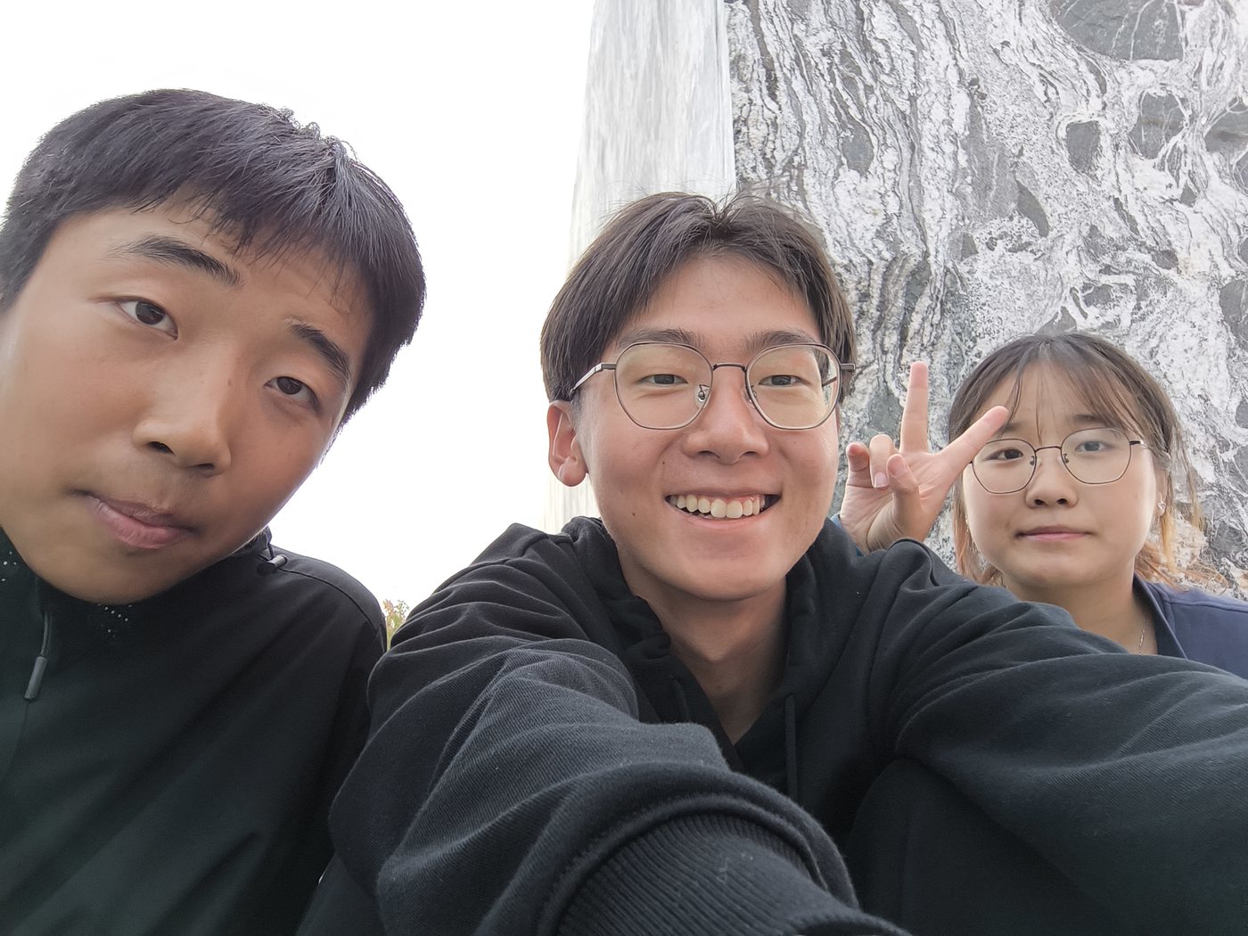 Mount Tai summit group photo